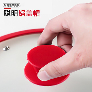 Nắp nồi silicon, inox cách nhiệt, tay cầm gỗ chắc chắn, phụ kiện nhà bếp