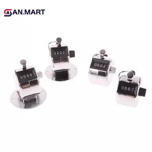AN.MART Digital Hand Tally Counter Đếm thủ công Golf Clier Training Counter 4 chữ số Hand Held Tally Counter Mini Mechani VN