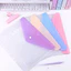 Bìa còng đa năng A4 màu pastel để đựng tài liệu học tập A4, Bìa còng 4 lỗ, Bìa nhựa PP, Trong suốt, Lưu trữ đề thi
