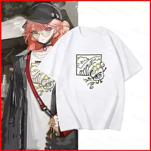 GC1 Arknights Haruka người hâm mộ mùa hè quà tặng Unisex Xu hướng thời trang mùa hè Áo thun Anime tay ngắn hàng đầu GC1
