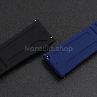Phát hành nhanh Khóa gấp 20 / 22 / 24mm Dây đeo đồng hồ silicon bền bỉ Lặn cao su Dây đeo đồng hồ nam nữ Dây đeo cổ tay thể thao