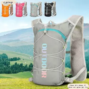 Ba lô leo núi ngoài trời CPINCP, Daypack đi xe đạp phản quang an toàn bằng Nylon, Ba lô dưỡng ẩm siêu nhẹ chống nước thoáng khí đa chức năng