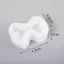 JRP DIY 3D nơ hình bánh đường khuôn nơ buộc silica gel khuôn Khuôn sô cô la JRP