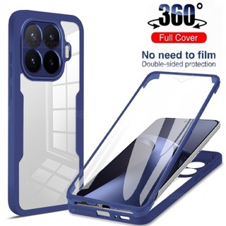 Dành Cho Xiaomi17T Pro 5G 360 Bảo Vệ Toàn Diện Ốp lưng Xiaomi 17T Pro 17TPro 1 7 17 T Pro Xiaomi17 T Xiaomi17TPro Vỏ Đôi Trong Suốt Silicon Mềm TPU Ốp Lưng Chống Sốc