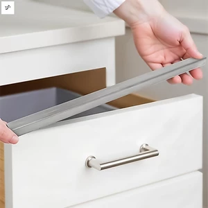 Dải bảo vệ tủ bằng thép không gỉ 304 cho ngăn kéo và cửa dày ≤ 0,75in Thiết kế chống trầy xước và bền bỉ