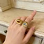 Nhẫn mắt ác Gothic thời trang XGB có khắc chi tiết và bổ sung kích thước linh hoạt