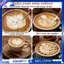 2 Bút nghệ thuật Latte hai đầu, thép không gỉ có tay cầm bằng gỗ để sử dụng tại nhà, quán cà phê và du lịch