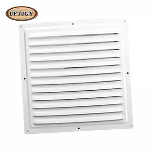 Hợp Kim Nhôm Lỗ Thông Khí Louver Vuông Chắc Chắn Không Khí Trở Lại Lưới Tản Nhiệt Cho Nhà Bếp Nhà Để Xe RV Cắm Trại Lắp Đặt