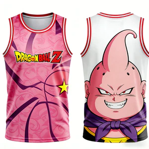 Áo bóng rổ đặc biệt Dragon Ball Z mới 2026, mặc thường ngày cho nam, không tay thoáng khí mềm mại