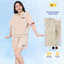 Bộ đồ nữ YODY set áo quần lưng chun năng động, vải cotton thoải mái, thoáng mát WCST26S009