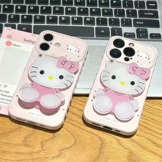 Dành Cho IPhone 17 16 15 14 Plus 13 12 11 ProMax 8 Plus Dễ thương KT trang điểm gương trường hợp điện thoại mới