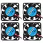 apill GLOGLOW 4 Quạt Làm Mát Không Chổi Than Tốc Độ Cao Máy Đùn Thổi 3D Máy In Hội Một Phần Quạt Cho Makerbot