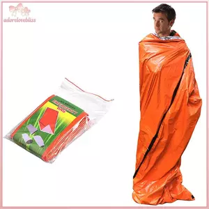 THÊM Túi Ngủ Khẩn Cấp Siêu Chống Thấm Nước Mylar Giữ Nhiệt nkets Nhẹ Sinh Tồn Túi Ngủ Giữ Ấm Cho Cắm Trại Đi Bộ Đường Dài BSS