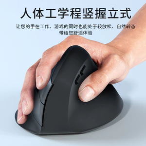 Nguồn Sạc Không Dây Chuột Cầm Tay Dọc Công Thái Học Bluetooth Không Dây Chuột Dọc Im Lặng
