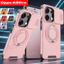 Dành Cho Oppo A6C A6S 5G A6Pro A6 Pro A6X A6T 2025 Vỏ Điện Thoại Giáp Nhẫn Đứng Vỏ Bảo Vệ Ống Kính Từ Tính OppoA6Pro OppoA5Pro A5 A5X A5i A3X A3Pro Ốp Lưng Chống Sốc