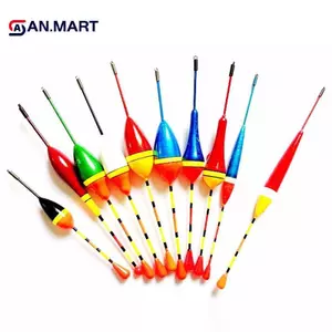 AN.MART 1 / 10 Bộ Phao Câu Cá Phao Bobber Đèn Câu Cá Sti Phao Biến Động Phối Kích Thước Phao Màu Cho Phụ Kiện Câu Cá VN