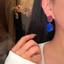 Bông tai sang trọng ánh sáng mới tinh tế Zircon