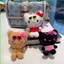 PS1 Dễ Thương Sanrio Hello Kitty Sang Trọng Mặt Dây Chuyền Ba Lô Trang Trí Móc Khóa Quà Tặng Cho Bạn Gái Đồ Chơi nhồi Bông Bộ Sưu Tập SP1