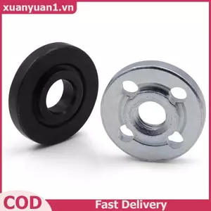 XUAN 2 chiếc Thép không gỉ Lo Nuts Mặt bích Đai ốc bên trong Bộ bên ngoài Máy mài góc Phụ kiện dụng cụ điện VN