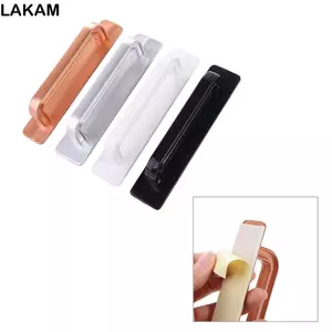 Tay cầm ngăn kéo LAKAM, Dụng cụ sắp xếp tay cầm tủ quần áo dán đa năng, Tủ cửa sổ tay nắm cửa bền bằng nhựa tự dính