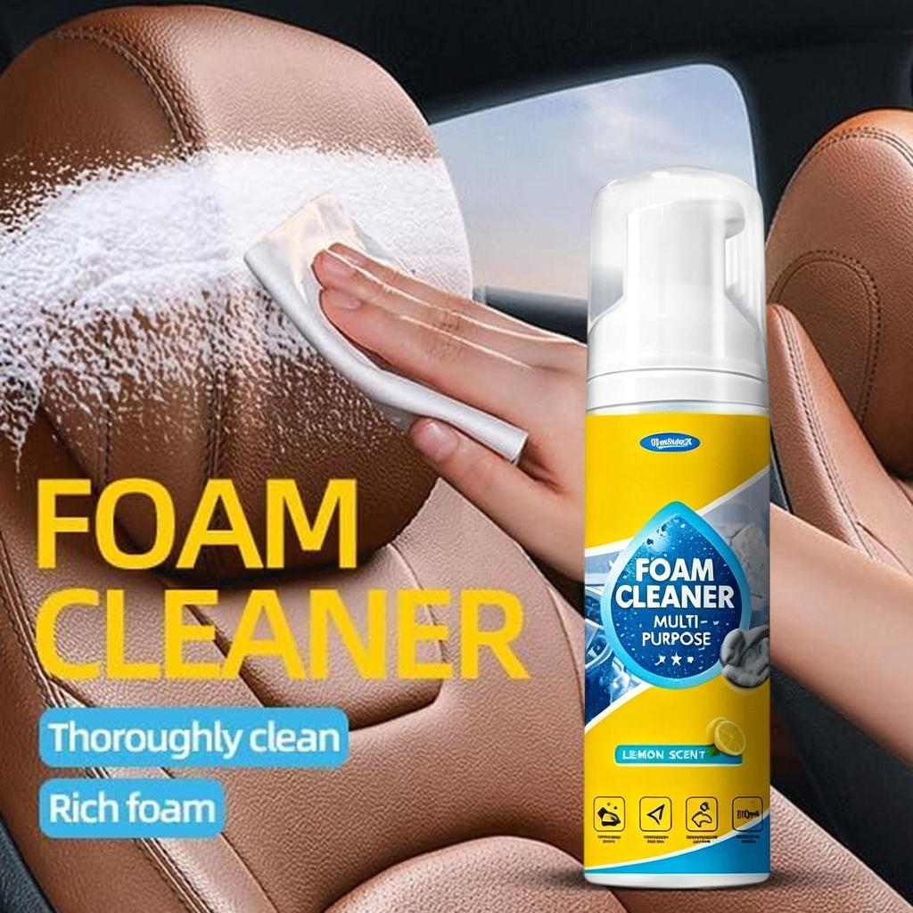 Chất tẩy rửa bọt nội thất ô tô 60ml Chất tẩy rửa thảm ô tô mạnh mẽ đa năng cho xe abrtedvn