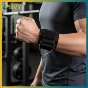 Dây đeo cổ tay cử tạ BVY Dây đeo thể dục có thể điều chỉnh cho máy cáp Hỗ trợ cổ tay nâng cao cho phòng tập thể dục Kéo lên phiên.