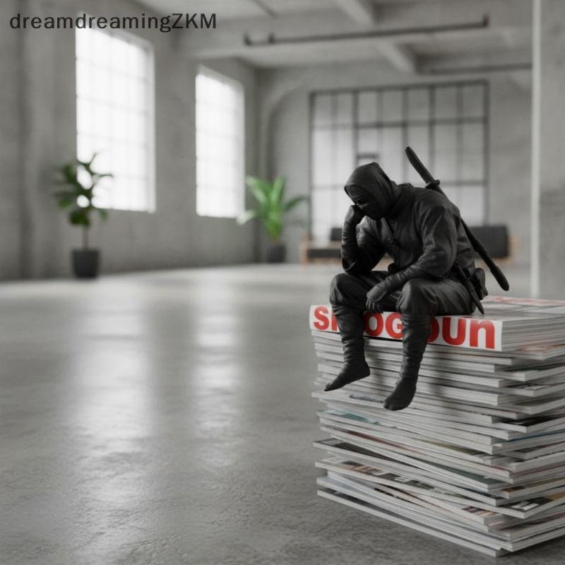 [dreamdreaming] 1 Tượng Ngồi Nhật Bản 3D In Hình Buồn Chữa Bệnh Người Bảo Vệ Tượng Treo Tường Trang Trí Máy Tính Để Bàn Sáng Tạo Trang Trí Văn Phòng Tại Nhà [zkm]