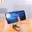 < YEI > Xoay 360 Chân Đế Có Thể Gập Lại Ba Kẹp Giá Đỡ Nhẫn Điện Thoại Đa Góc Di Động Bàn Kim Loại Ngón Tay Kistand Có Thể Điều Chỉnh Mới