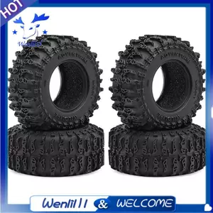 Cho 1 / 18 TRX4M SCX24 FMS -18 4 Chiếc 1.3inch Xe Bánh Xích Lốp Siêu Cầm Mềm Rc Xe Phần B