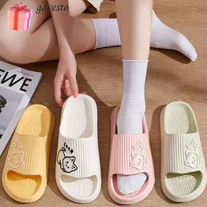 Dép nữ GAVESTO, Dép bệt chống trượt EVA, Giày thông thường họa tiết mèo mềm mại đi bộ ngoài trời
