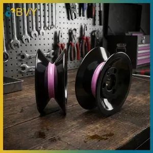 BVY 2 Chiếc Máy Cuộn Dây Ròng Rọc Gốm U Rãnh Hướng Dẫn Bánh Xe Chống Mài Mòn Cao Dây Ổn Định Chuyển Động.