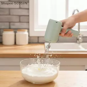 {AKIN} Máy đánh trứng điện cầm tay Máy tạo bọt sữa 3 tốc độ để trộn đồ uống cà phê Máy đánh trứng Dụng cụ nhà bếp di động {a}