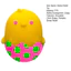 < Pluscloth > Đồ chơi bóp gà mô phỏng Giảm căng thẳng Fidget Đồ chơi cầm tay giác quan Thư giãn lo âu Hỗ trợ tập trung Hình quả trứng vỡ cho trẻ em Người lớn Đồ chơi giảm căng thẳng du lịch