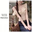 Milyfashion Mùa Hè Phong Cách Mới Tinh Khiết Desire Lá Sen Dây In Chấm Bi Phối Ren Ngắn Top AWMC