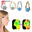 GAVESTO Bông tai trị liệu bạch huyết, Bông tai rối trị liệu Magnetherapy Bông tai Germanium, để giảm cân cho lo âu và căng thẳng Bông tai thoát nước bạch huyết