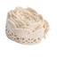 OUSXA 1 Chiếc Vải Ren Ruy Băng, Màu Be & Trắng & Đen 20 Mét Chiều Dài Ren Cotton Viền, Cổ Điển 2cm Chiều Rộng Sòe Ren Cạnh Để Trang Trí Rèm