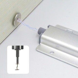Dụng Cụ Nhấn Mở Hít Cánh Tủ Nam Châm Inox,Chốt Nút Hít Nam Châm Nhấn Nhả Mở Cửa-SUNN0