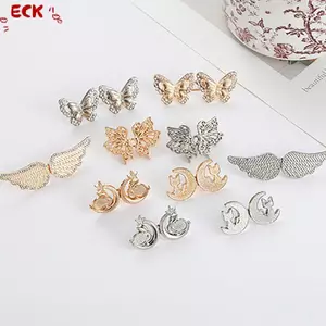 ECK MỚI Nơ Nút Điều Chỉnh Cho Quần Và Váy Thắt Lưng Thắt Lưng Có Thể Điều Chỉnh Bule Cho Quần Jean Không Cần May HOT