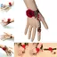 Kudosation Thời Trang Gothic Gothic Gothic Retro Vintage Hoa Ma Cà Rồng Dép Hoa Hồng Ren Vòng Tay Đẹp