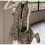 Phong cách mới Tính khí ngọt ngào Pure Desire Thiết kế ren-Up Chấm bi Xù Dây cổ chữ A dáng rộng