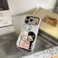 Ốp điện thoại iPhone bé gái ký hiệu hòa bình dễ thương, Kawaii Smiley Hand Thích hợp cho iPhone17 / 16 / 15 / 14 / 13 / 12 / 11 Pro Max Plus PC Vỏ bên trong vòng Giá đỡ bảo vệ ống kính 2 trong 1 Chống rơi Chống sốc