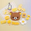 chram dép cross chamr gắn dép cross charm dép to Hoạt Hình Dễ Thương Rilakkuma Khóa Giày PVC Mềm Lỗ Cao Su Giày Hoa DIY Trang Trí Phụ Kiện Trang Trí Trang Sức Vỏ Điện Thoại Miếng Dán