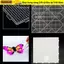 BAMBOOB Cầu Chì Hạt Pegboards, Thủ Công Handmade Trang Trí Vuông Perler Hama Hạt Chịu Nhiệt 52 * 52 Chân / 104x104 Chân DIY Làm Khối Xếp Hình Dụng Cụ Đồ Chơi Trẻ Em