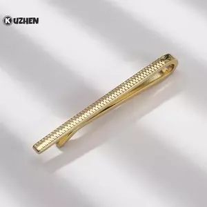 KUZHEN Ánh Sáng Sang Trọng Kim Loại Buộc Kẹp Nam Cưới Netie Cà Vạt Khóa Kẹp Quý Ông Thắt Thanh Pha Lê Cà Vạt Pin Cho Nam Phụ Kiện Trang Sức HOT