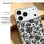Ốp lưng iphone Ren đen phù hợp cho iphone17promax rỗng Apple 16pro bao gồm tất cả vỏ bảo vệ chống rơi 15pro