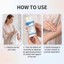 OceAura Glycolic Acid Tẩy Tế Bào Chết Body Stick - 75g dành cho Da Thô, Da Ngực, Vết thâm & Tóc mọc ngược - Tẩy tế bào chết toàn thân cho cánh tay, chân, đầu gối & đường Bikini