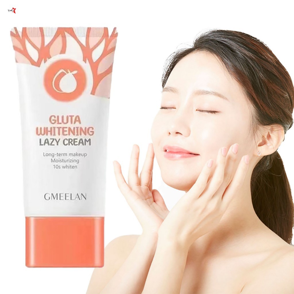 Làm Trắng Da Lười Kem Dưỡng Ẩm Da Loại Bỏ Mụn Điểm Che Khuyết Điểm Kem Chăm Sóc Da Mặt