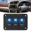 <cosyh>3 Gang Rocker Switch High-quality Toggle Switches Pre-wired Control Fans