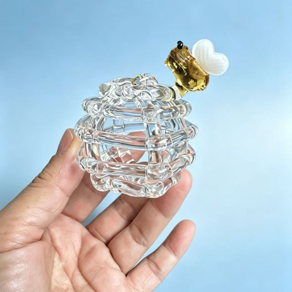 Bình bi thủy tinh nhỏ DONOVANQQ, bình hoa thủy canh Zen trong suốt, đế độc đáo, bình cắm hoa trang trí nội thất