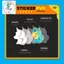 Poster decal TRÀ TRÁI CÂY trang trí quán nước, dán tường, tủ kính, chống nước- A4 cắt sẵn chỉ cần lột dán
